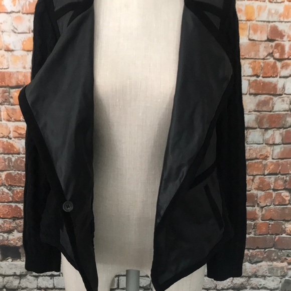 Anthropologie Elevenses faux leather jacket - Picture 4 of 8